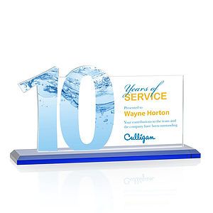 Hazelton VividPrint™ Award - Blue