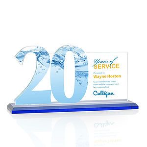 Hazelton VividPrint™ Award - Blue