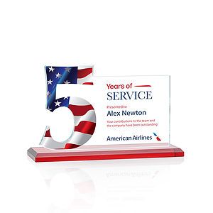 Hazelton VividPrint™ Award - Red