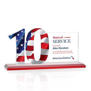 Hazelton VividPrint™ Award - Red