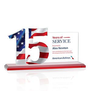 Hazelton VividPrint™ Award - Red