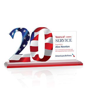 Hazelton VividPrint™ Award - Red