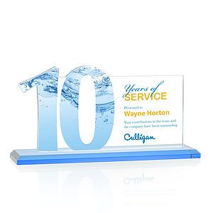 Hazelton VividPrint™ Award - Sky Blue