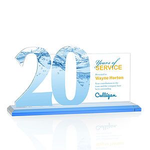 Hazelton VividPrint™ Award - Sky Blue