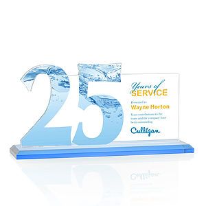 Hazelton VividPrint™ Award - Sky Blue