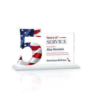 Hazelton VividPrint™ Award - White