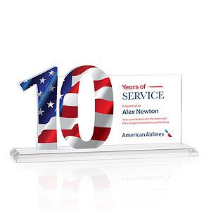 Hazelton VividPrint™ Award - White