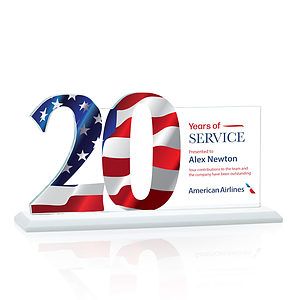 Hazelton VividPrint™ Award - White