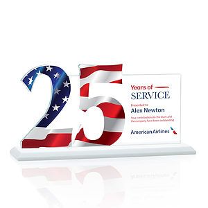 Hazelton VividPrint™ Award - White