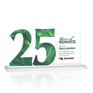 Hazelton VividPrint™ Award - Clear