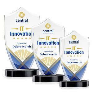 Skylark Shield VividPrint™ Award - Black