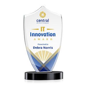 Skylark Shield VividPrint™ Award - Black