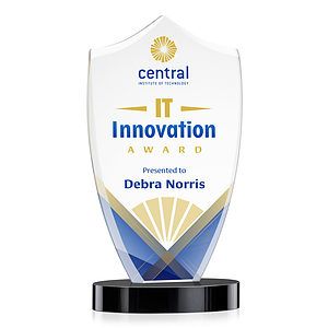 Skylark Shield VividPrint™ Award - Black