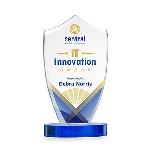 Skylark Shield VividPrint™ Award - Blue