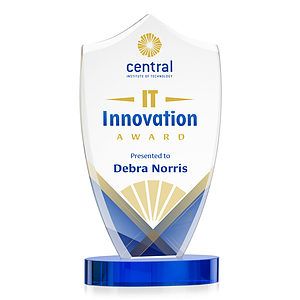 Skylark Shield VividPrint™ Award - Blue