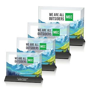 Rainsworth VividPrint™ Award - Black/Horizontal