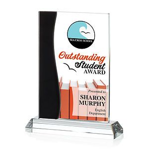 Landfield VividPrint™ Award - Black