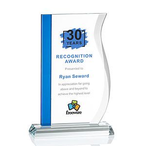 Burbank VividPrint™ Award - Blue 