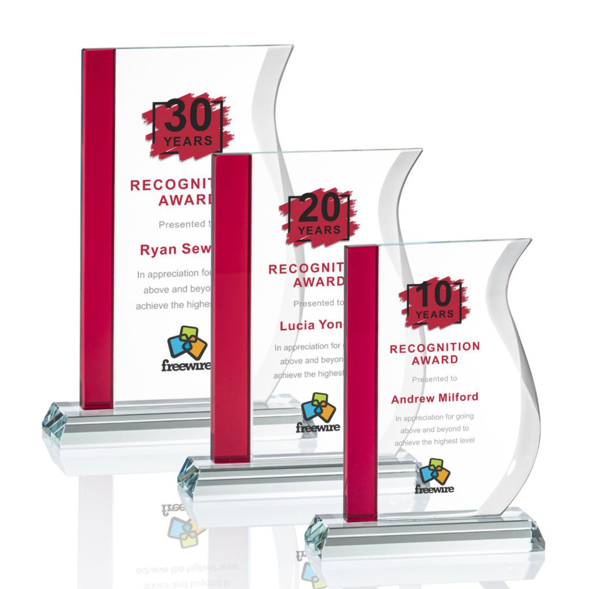 Burbank VividPrint™ Award - Red 