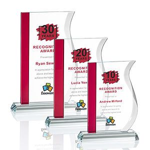 Burbank VividPrint™ Award - Red 