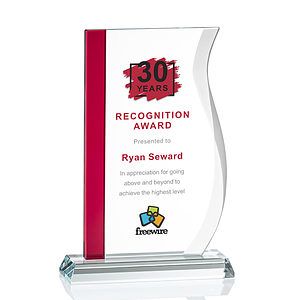 Burbank VividPrint™ Award - Red 