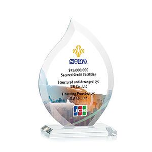 Nestor Flame VividPrint™ Award - Clear