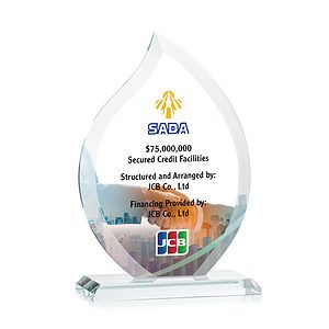 Nestor Flame VividPrint™ Award - Clear