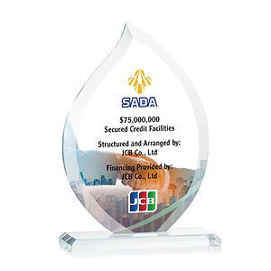 Nestor Flame VividPrint™ Award - Clear