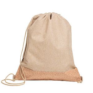 County Drawstring Bag with Cork Bottom