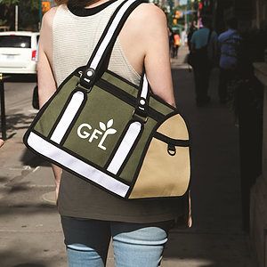 Caricature Messenger Bag