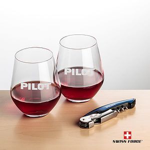 Swiss Force® Opener & Reina Stemless Wine
