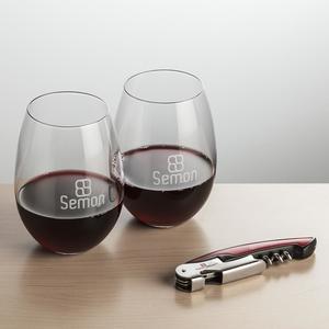 Swiss Force® Opener & Carlita Stemless Wine
