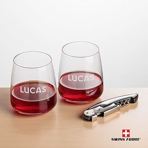 Swiss Force® Opener & Dunhill Stemless Wine