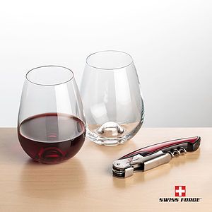 Swiss Force® Opener & Edderton Stemless Wine