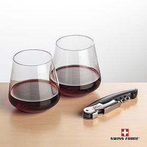 Swiss Force® Opener & Breckland Stemless Wine