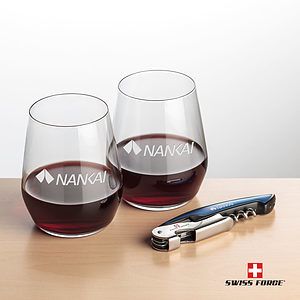 Swiss Force® Opener & Germain Stemless Wine