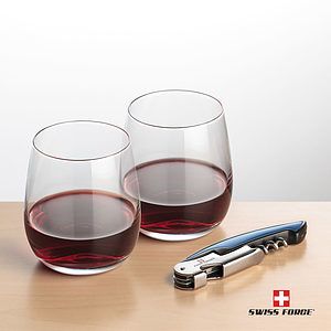 Swiss Force® Opener & Crestview Stemless Wine