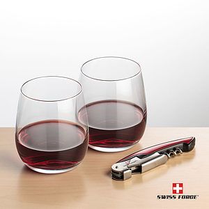 Swiss Force® Opener & Crestview Stemless Wine