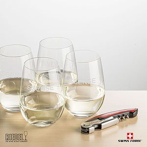 Swiss Force® Opener & RIEDEL Stemless Wine