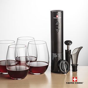 Swiss Force® Opener Set & Carlita Stemless Wine