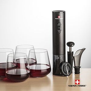 Swiss Force® Opener Set & Cannes Stemless Wine