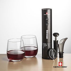 Swiss Force® Opener Set & Crestview Stemless Wine