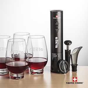 Swiss Force® Opener Set & Glenarden Stemless Wine