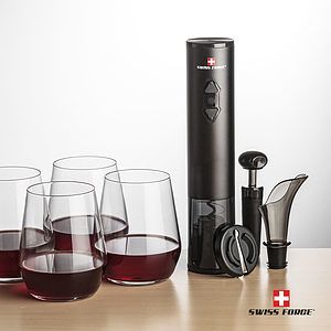 Swiss Force® Opener Set & Germain Stemless Wine
