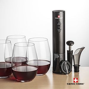 Swiss Force® Opener Set & Laurent Stemless Wine