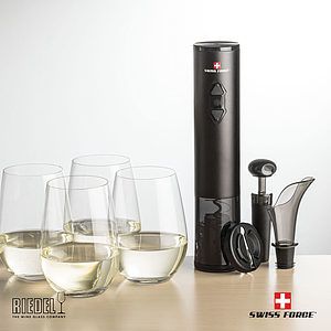 Swiss Force® Opener Set & RIEDEL Stemless Wine