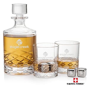 Durham Decanter Set & Ice Cubes