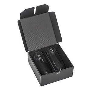 Reina Stemless Flute - Deep Etch