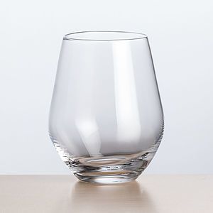 Reina Stemless Wine - Deep Etch