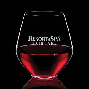 Reina Stemless Wine - Deep Etch